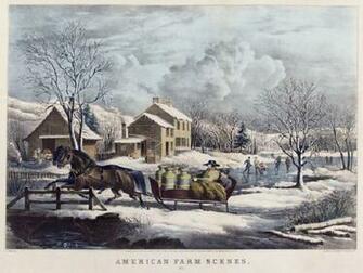 Old Farm Scene