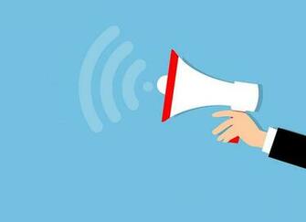 HD Wallpaper Illustration Of Bullhorn And Announcements