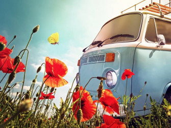 Vintage Volkswagen Van Wallpaper
