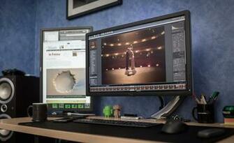 My Dual Screen Editing Setup With A Inch Lg Monitor