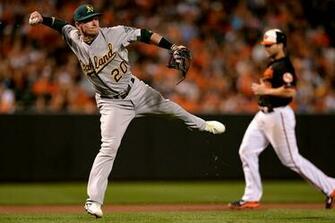 Josh Donaldson Oakland Athletics V Baltimore