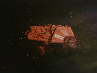 The Red Dwarf Ship By Kazeninaru