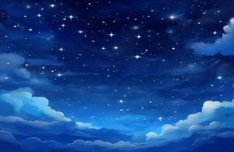 Blue Night Sky Wallpaper