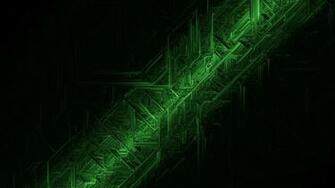 Wallpaper Scheme Green Shadows Light Full HD
