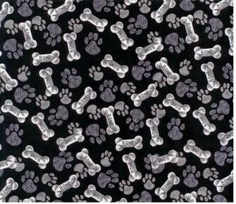 Paw Prints On White