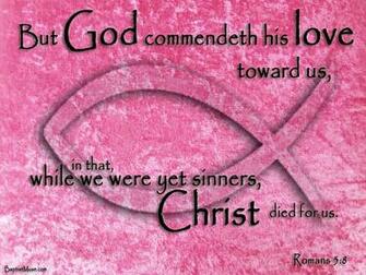 God Is Love Wallpaper Commendeth His