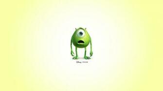 Wallpaper Disney Pixar Monster Inc Mike Minimalism Widescreen On