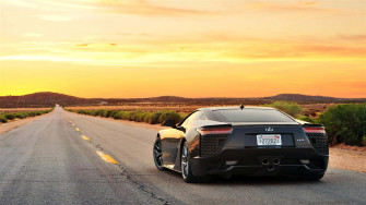 Lexus Lfa A Power Packed Luxury Sports Car Wallpaper