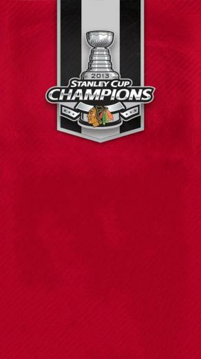 Blackhawks Champions iPhone Wallpaper