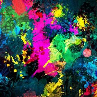 Paint Splatter Wallpaper