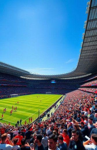 HD Soccer Stadium Wallpaper