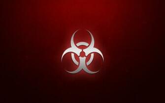 Wallpaper For Red Biohazard Symbol