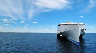 Catamaran Sea Ferry HD Wallpaper FullHDwpp Full