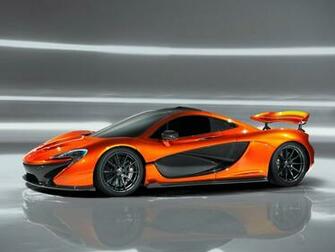 Mclaren P1 Orange And Black Concept Wallpaper