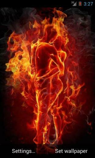 Fire Burning Live Wallpaper