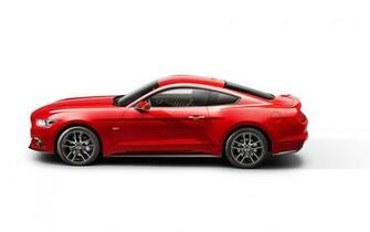 Ford Mustang Red Studio Wallpaper
