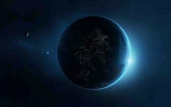 Beautiful Earth At Night HD Wallpaper For Desktop