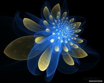 Flower Wallpaper Creative Fractal Art