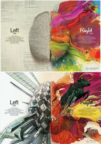 Left Brain Wallpaper Background Image