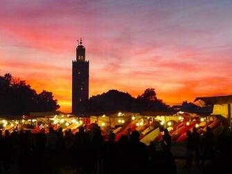 Marrakech In Morocco Desktop Wallpaper
