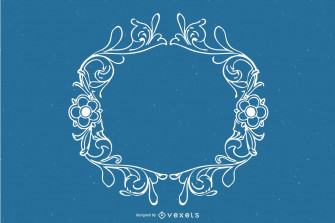 Outline Vector Graphics To Wallpaper