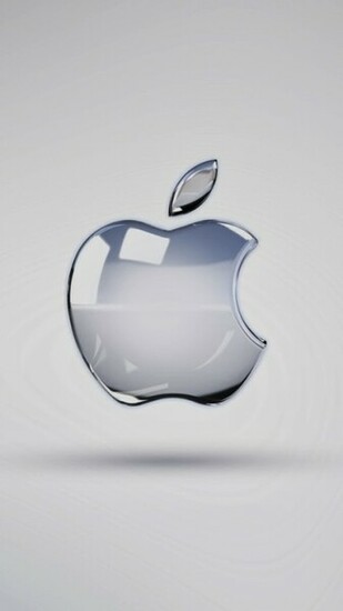 iPhone Hq Wallpaper Crystal Apple Logo