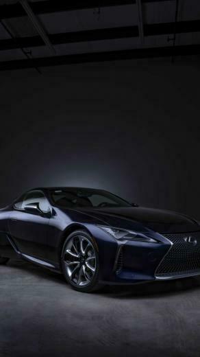 Lexus Black Panther Lc Front Wallpaper Car