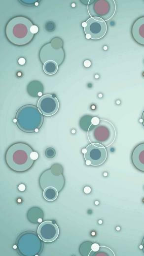 Blue Circles And Bubbles iPhone 5s Wallpaper