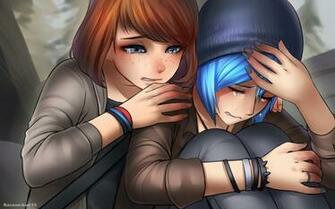 2girls Chloe Price Life Is Strange Maxine Caulfield Racoon Kun