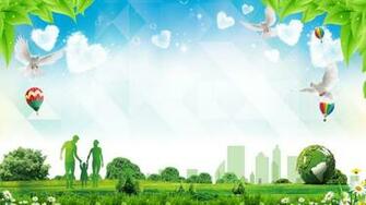 Bright Sunny Landscape Civilized City Background Material In
