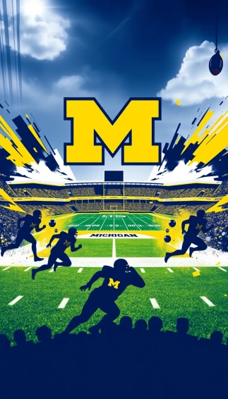 Michigan Football Phone Wallpaper