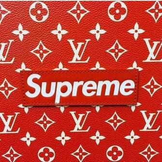 Supreme Louis Vuitton Wallpaper
