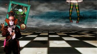Alice In Wonderland Mad Hatter Background