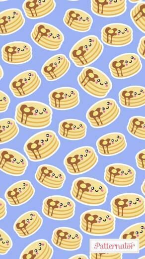 Pattern Wallpaper iPhone Background Colorful Pancakes Egg
