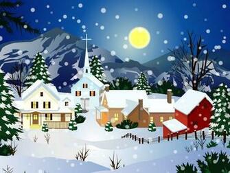Snow City Desktop Wallpaper