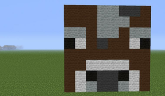Minecraft Cow Wallpaper