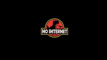 No Internet X Jurassic Park Wallpaper