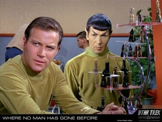 Kirk Spock Star Trek The Original Series Photo