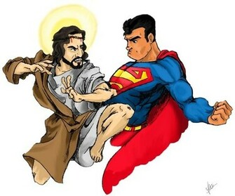 Superman Vs Jesus By Zo8o
