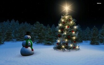 Christmas Night Wallpaper Holiday