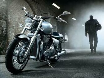 The Lonely Biker Wallpaper