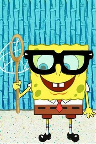 Nerdy Spongebob HD iPhone Wallpaper S 3g