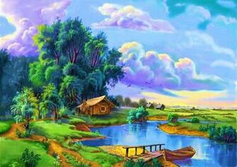 River Scene High Quality And Resolution Wallpaper On