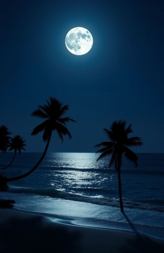 Beach Moon Wallpaper