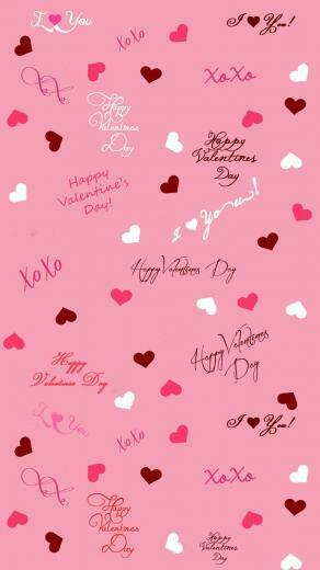Cute Valentine iPhone Wallpaper Top
