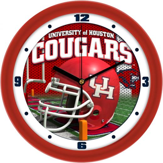 Houston Cougars Football Helmet Wall Clock