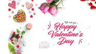 February Desktop Wallpaper Calendar