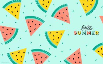 July Watermelon Calendar Wallpaper Sarah Hearts