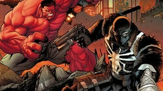 Comics Venom Red Hulk Thunderbolts Wallpaper