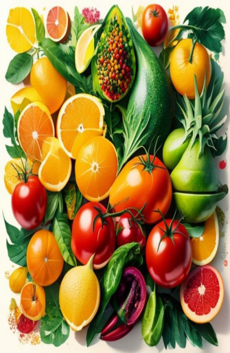 Wallpaper Fruits And Vegetables